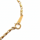 Close up detail of the clasp and markings on the Freshwater Pearl Necklace from the Chikahisa Ancestor Collection 