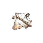 Back side of the Mexican Silver Brooch/Pendant from the Chikahisa Ancestor Collection