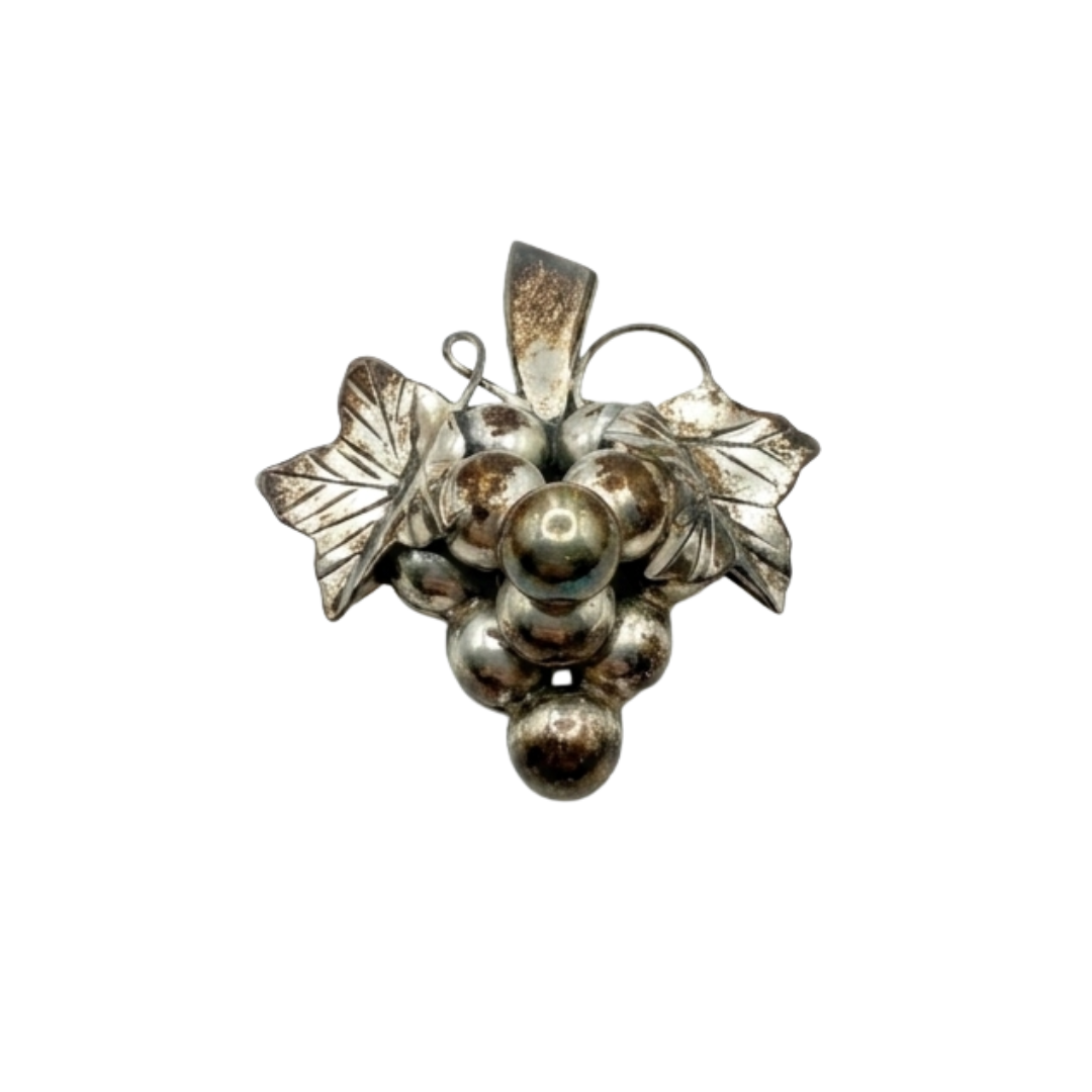Mexican Silver Brooch/Pendant from the Chikahisa Ancestor Collection