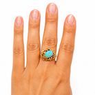Opal Ring from Chikahisa Ancestor Collection on hand
