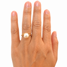 Pear Ring on Hand from Chikahisa Ancestor Collection 