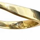  Makers Mark on Pearl and Gold Swirl Ring from Chikahisa Ancestor Collection 