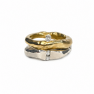 Becoming Ring Stack with Bronze Odyssey and Silver Channel Ring 