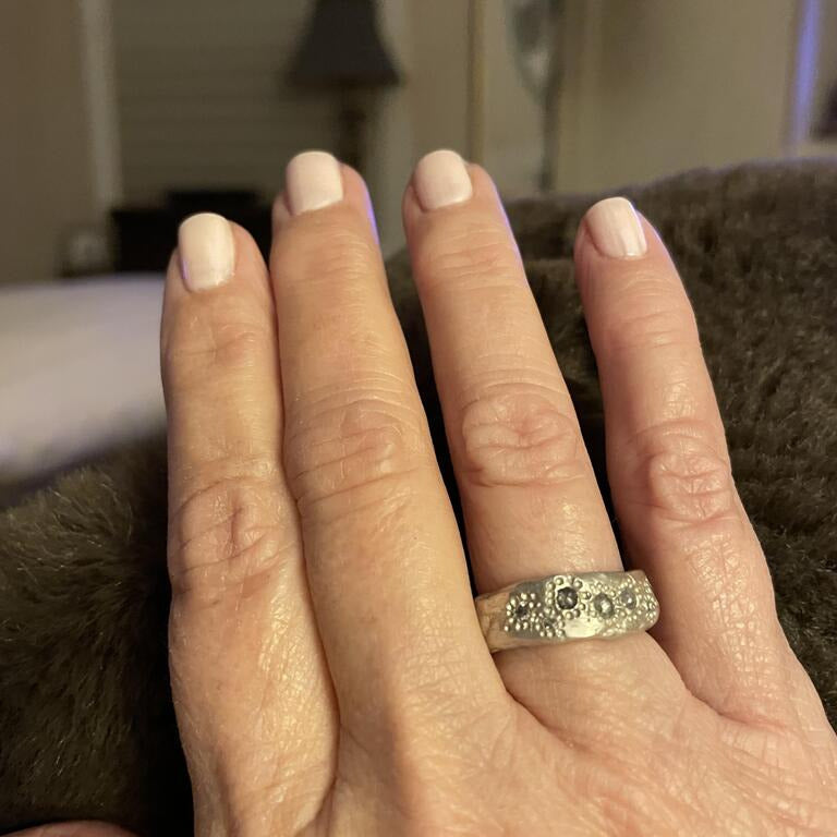 Thrive Ring with Salt & Pepper Diamonds