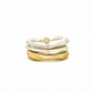 Unlock your inner dreamer with the Dreamer Stack. Combining the Alchemist and Odyssey rings, this stack will take you on an adventure you'll never forget. Dare to explore and reach new heights with the Dreamer Stack!  This lovely stack was featured in Sports Illustrated Swim.