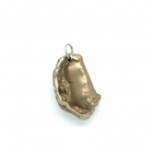 Back side of Gratitude Talisman Pendant in Bronze 