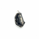 Back side of Gratitude Talisman Pendant in Silver with Keum Boo