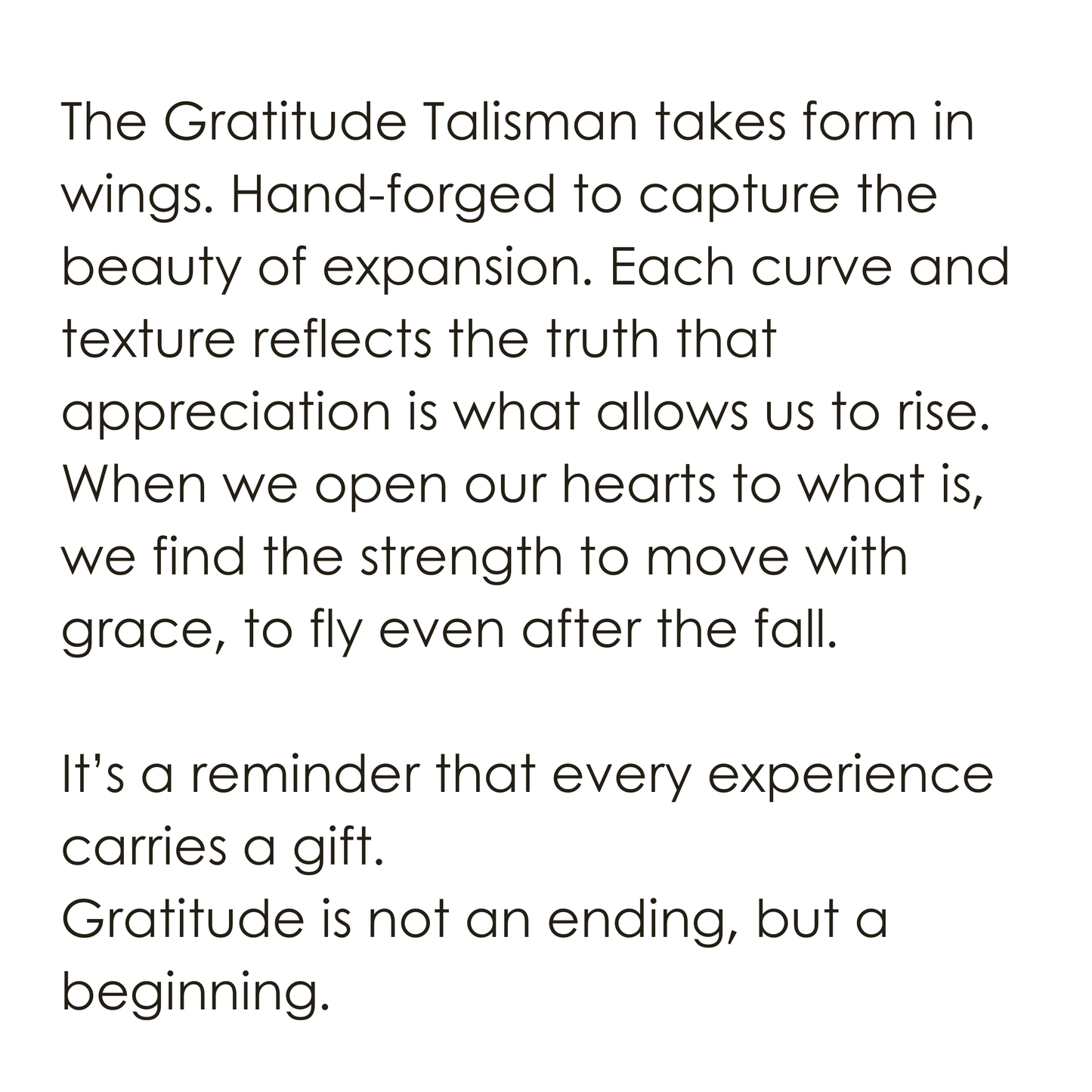 Gratitude Talisman Pendant in Silver with Keum Boo