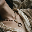 Healing Talisman Necklace on Model