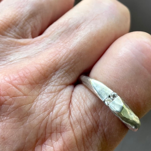 Channel Ring in Silver