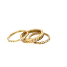 Kintsugi and Mushin 18kt Gold Rings