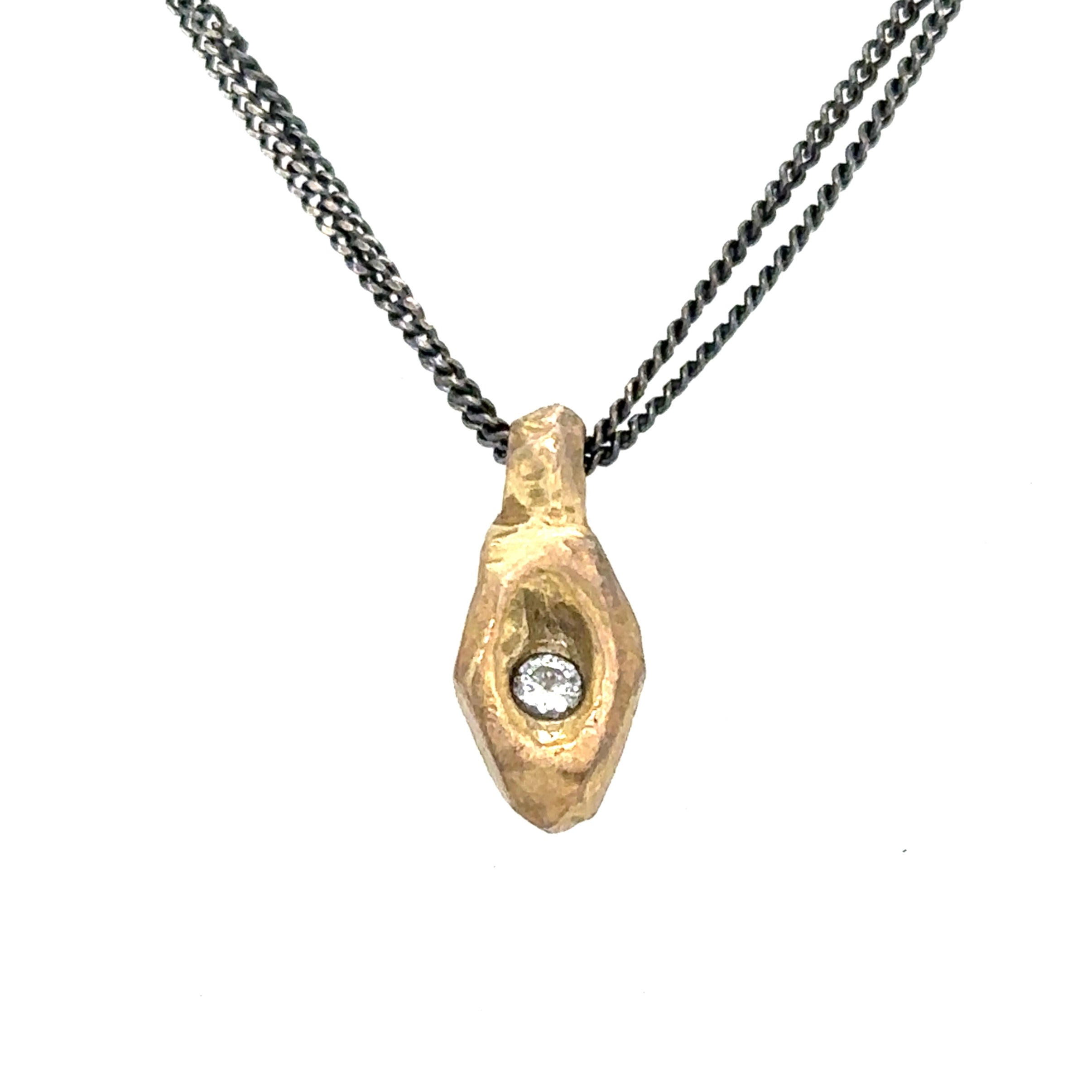 In ancient Japan, warriors and travelers carried mamori - sacred talismans believed to ward off harm and channel protective energies. Our Mamori Talisman carries this centuries old intention into a modern heirloom, bridging worlds through deliberate design and precious materials.
