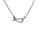 Close up of hook closure on chain of the Mamori Talisman 