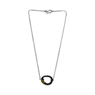 The Skipping Stones Simple Necklace embodies the principles of wabi-sabi, celebrating simplicity and the subtle imperfections that make it uniquely beautiful. The necklace features a delicate chain adorned with small, organic shaped oval reminiscent of skipping stones, creating a harmonious balance between structure and fluidity.