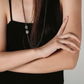 Held Necklace on model