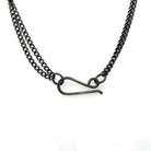 Close up of closure on the Whisper necklace