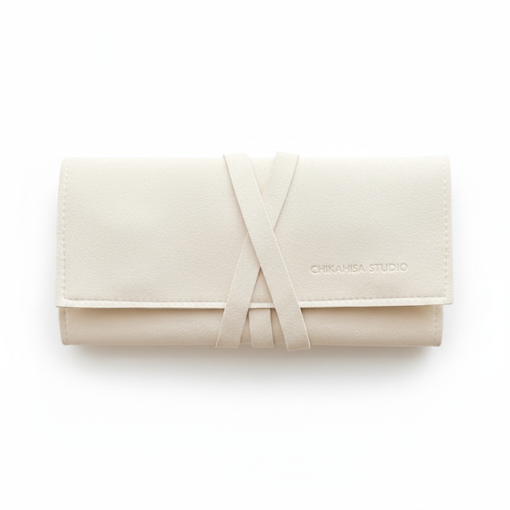 Jewelry Roll shown closed 