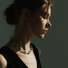 Kept Necklace on a Model 