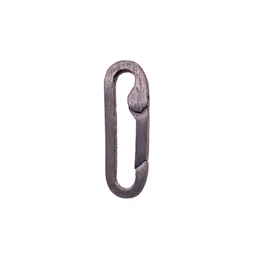 The Paper Clip Connector is made of solid oxidized sterling silver and designed to easily add your Talisman Pendants. 