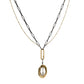 A wearable sanctuary for the woman who turns turmoil into triumph. This isn't just jewelry; it's a testament to your ability to cultivate peace amidst life's storms, a reminder of the serene strength that flows from within you. Featuring our powerful Peace Talisman suspended on our elegant Layered Chain, this necklace is the perfect fusion of symbolism and style.