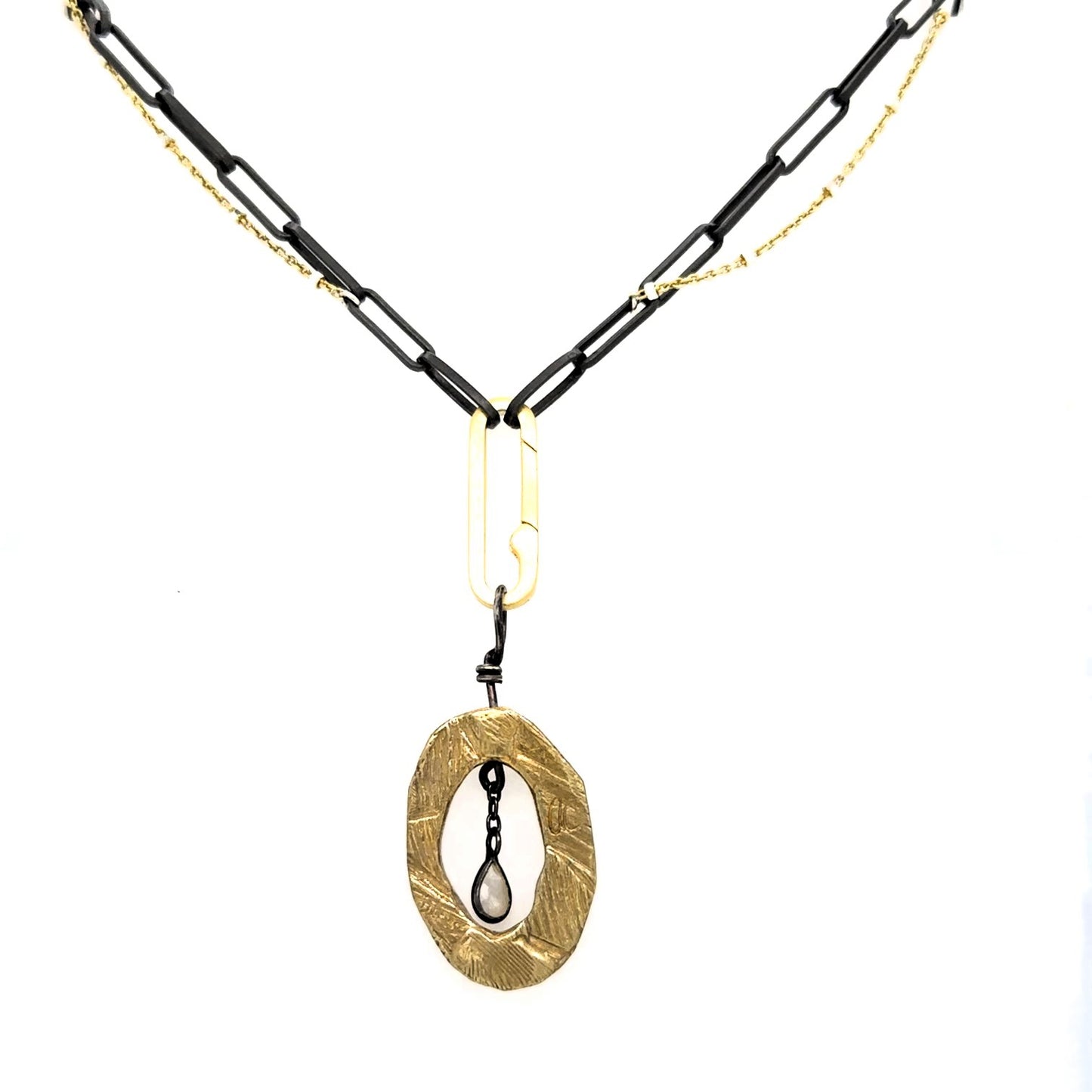 A wearable sanctuary for the woman who turns turmoil into triumph. This isn't just jewelry; it's a testament to your ability to cultivate peace amidst life's storms, a reminder of the serene strength that flows from within you. Featuring our powerful Peace Talisman suspended on our elegant Layered Chain, this necklace is the perfect fusion of symbolism and style.