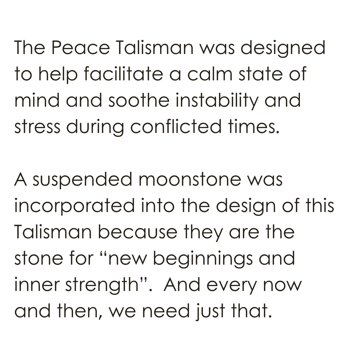 Peace Card Description 