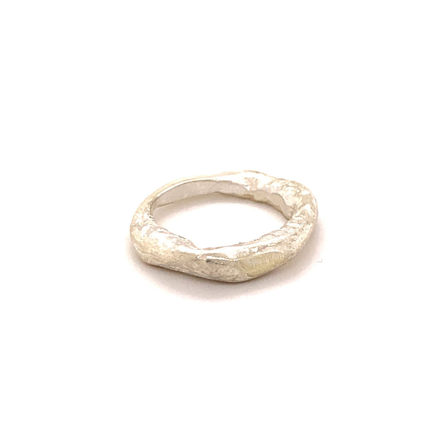 The Element Ring in Matte Silver is handcrafted with the ancient lost wax casting technique. It's imbued with unique character and soulful imperfections. Each as individual as you are!