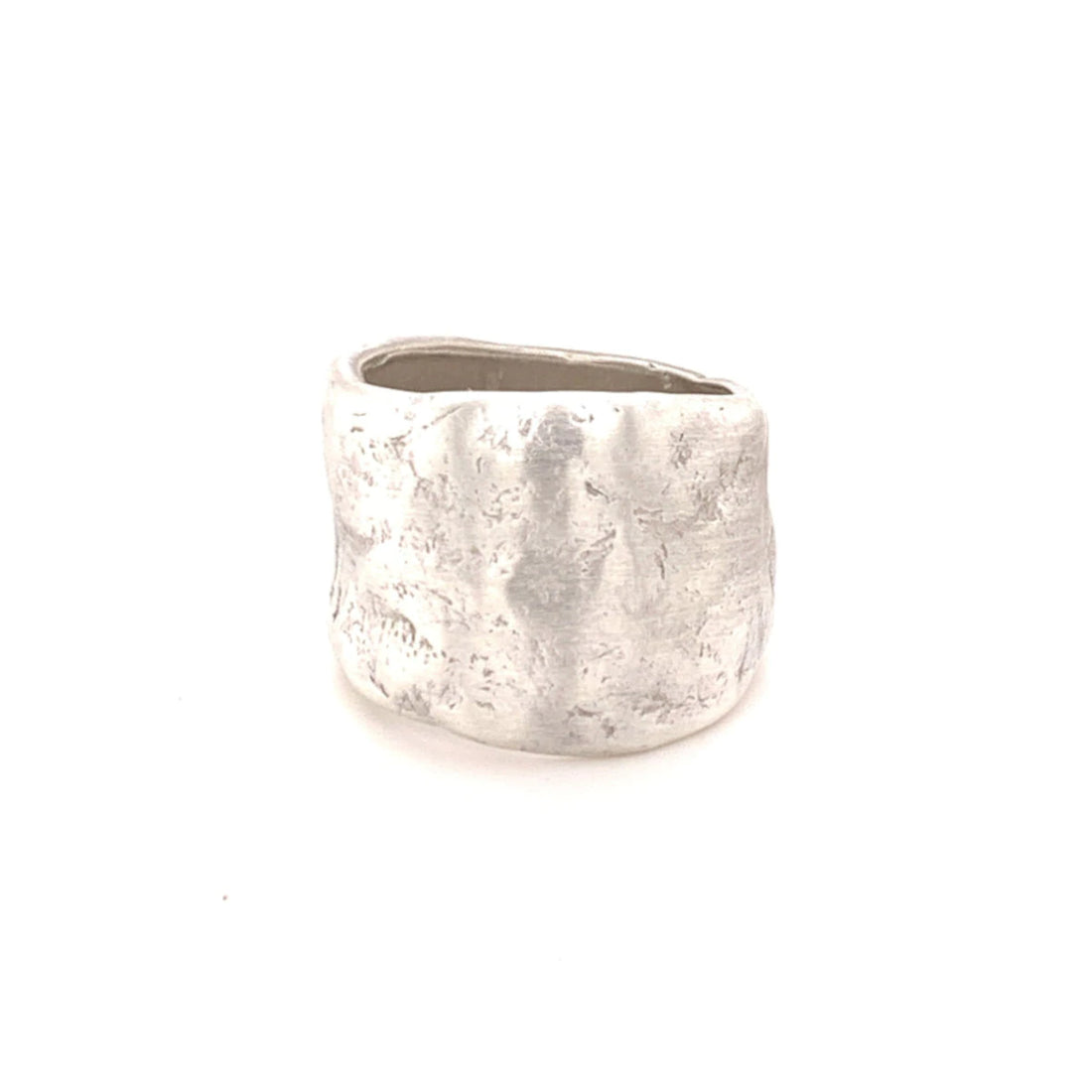 The Origin Ring features a wide band, yet it's deceptively comfortable and one of our best sellers! The art of wabi-sabi is reflected in its organic shape and texture. It celebrates beauty in imperfection and the beauty that lies within you.