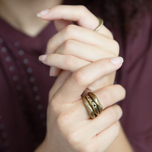 Connection Stacking Set in Bronze