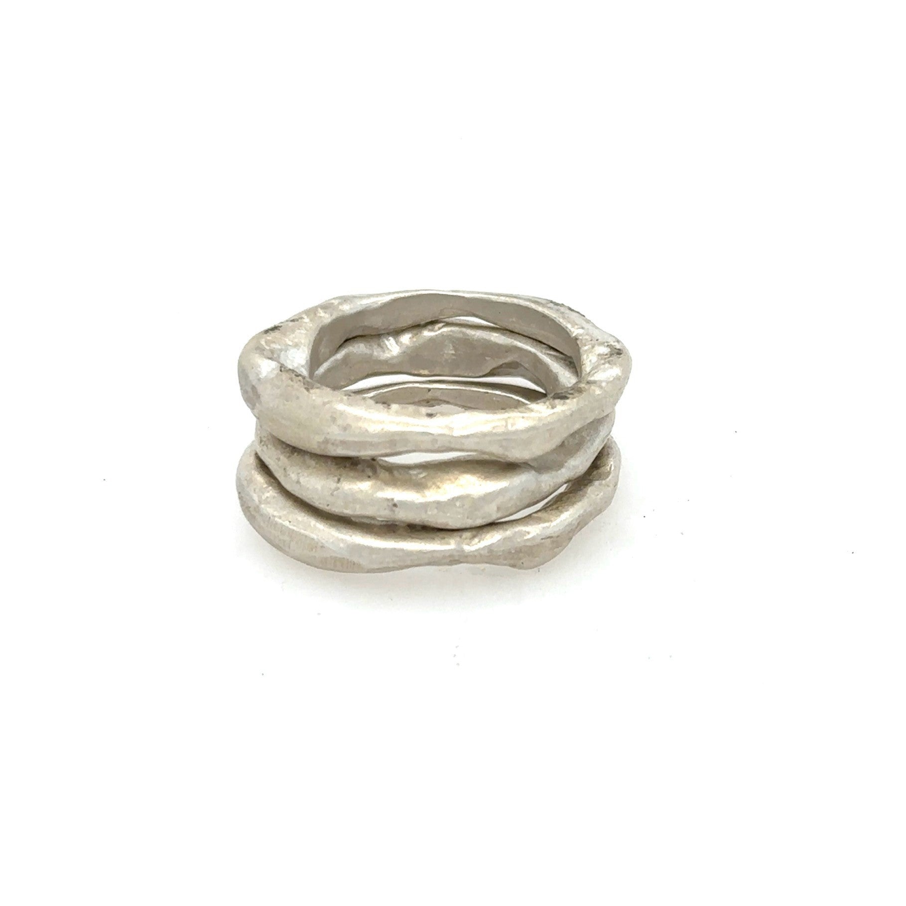 Alchemist Stacking Rings Silver