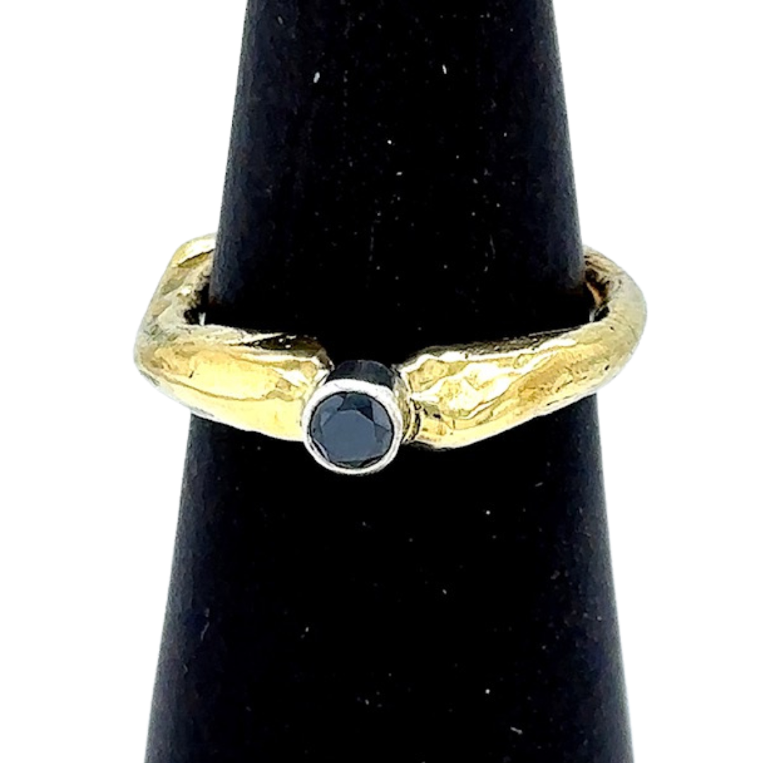 The Devotion Ring was designed for your life's journey in a beautiful and meaningful way. Made to celebrate the soul connection you have with yourself and with others. Each Devotion Ring is meticulously crafted with wabi-sabi intention, using only the finest precious metals and diamonds.