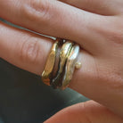 Ring Stack with Element Rings and Odyssey Ring