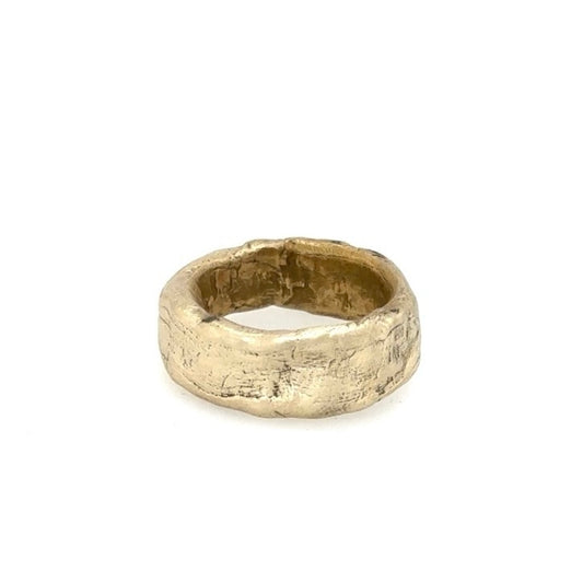 The Rebel Ring is imbued with unique character and soulful imperfections. It's a bold unconventional statement on it's own or looks great added to any ring stack. It's the ideal ring for everyone and available up to a size 13! A truly modern ring that says "be bold and celebrate your individuality!"