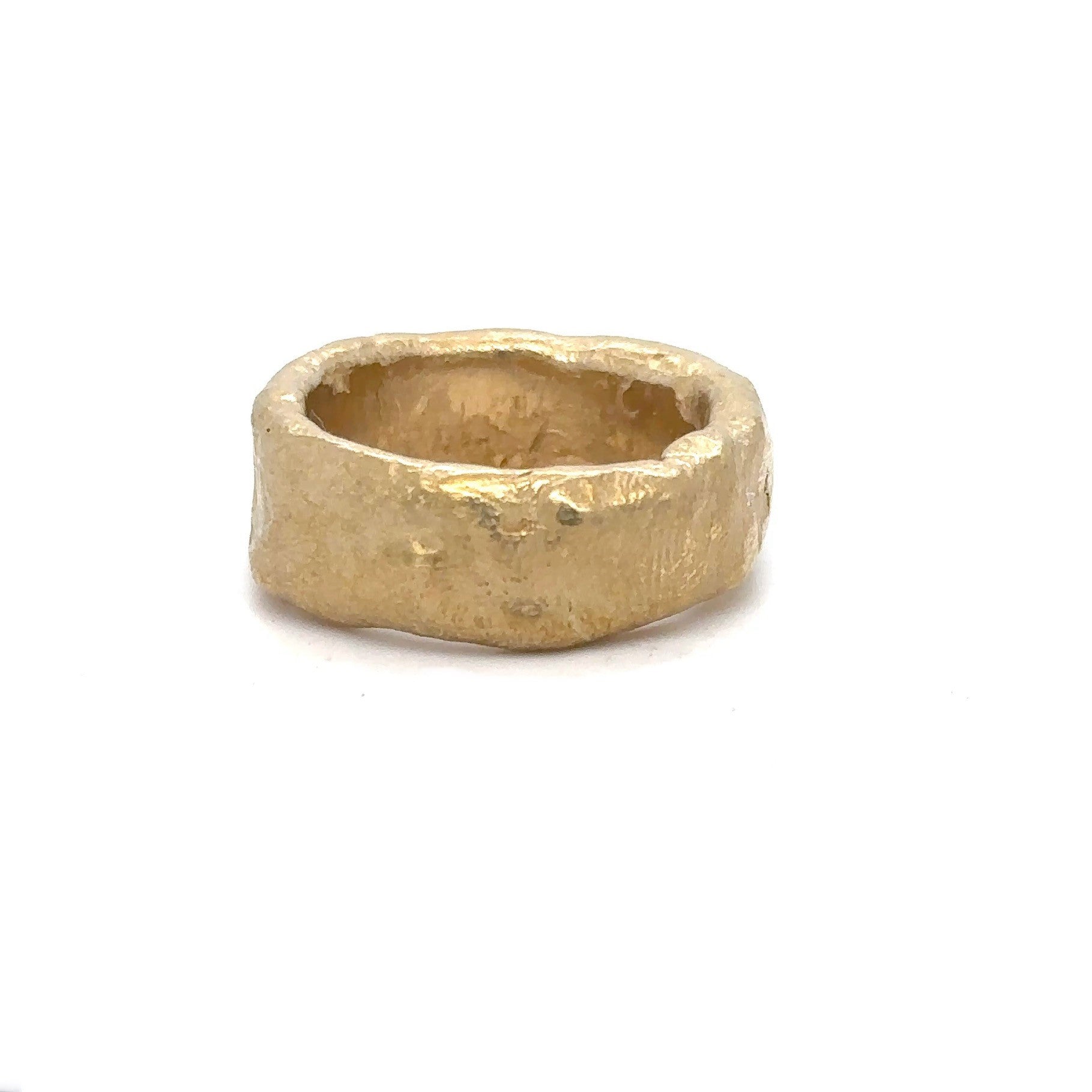Close up of Rebel Ring in Bronze 