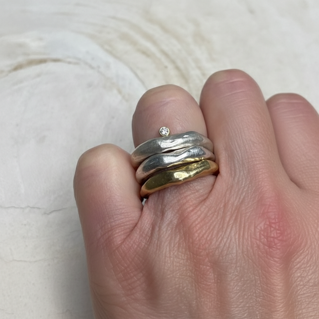 Close up of Dreamer Stack on hand