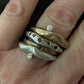 Odyssey Ring in Bronze with White Diamond