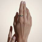 Light Within Ring Stack on Models Hand 