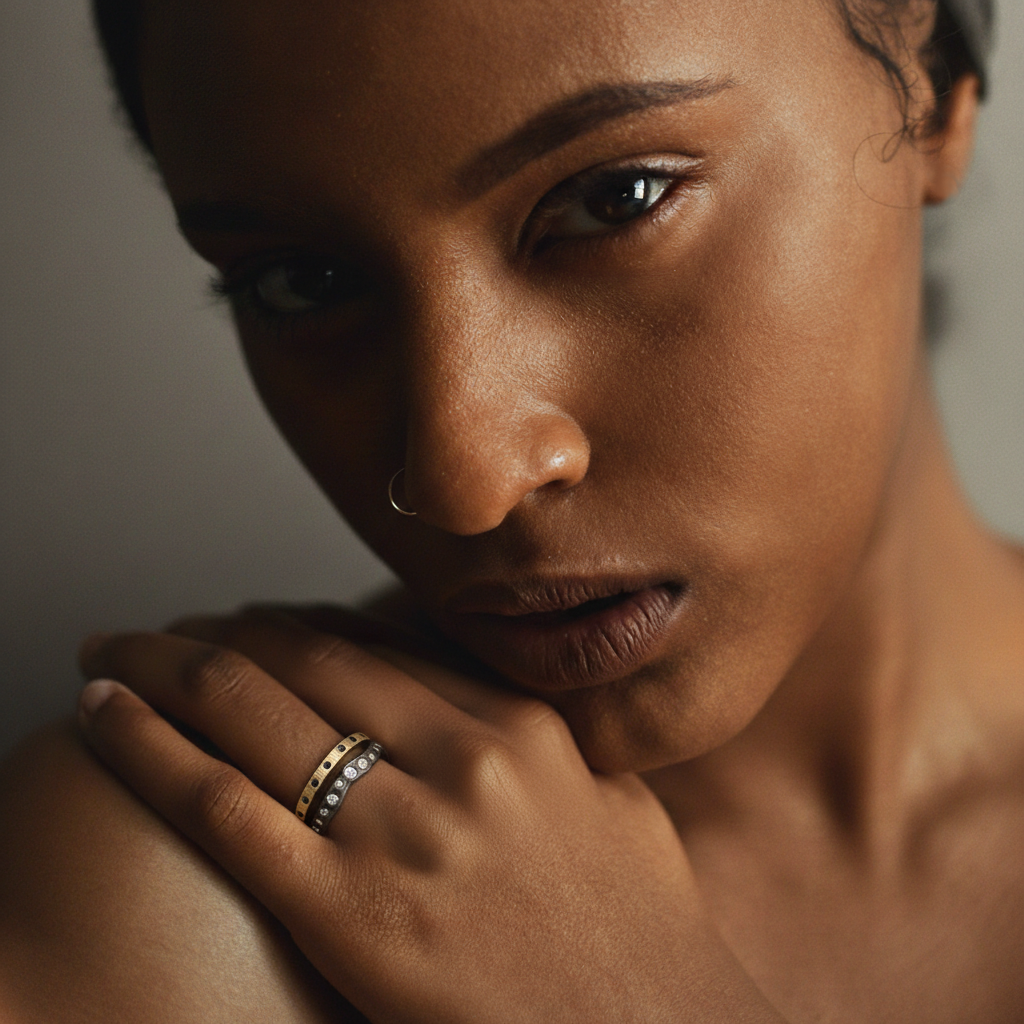 Light Within Ring Stack on Model