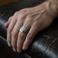 Stargazer Ring in Silver on Male