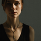 Model wearing Rooted Talisman Necklace