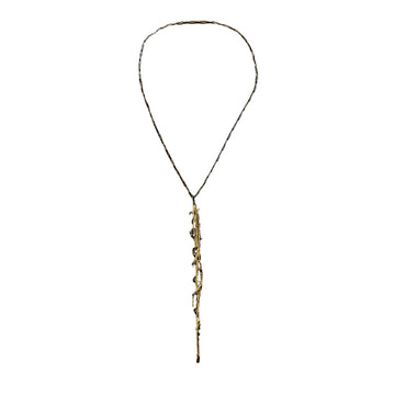 The Mixed Metal Lotus Drop 30" Necklace from our Sacred Bloom Collection effortlessly blends metals and movement, creating a stunning solo piece. Each time you reach for it you will feel your own radiant petals, resilience and strength.