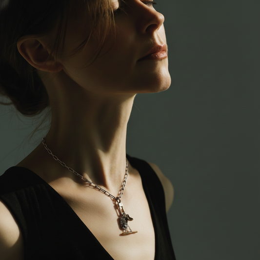 Authentic Talisman Necklace on Model