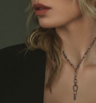 Compassion Talisman Pendant on Model