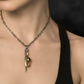 Close up of Unbreakable Talisman Necklace on Model