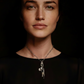 Warrior Talisman Necklace on Model