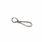 The Silver Tear Drop Connector measures approx 1" long and 3/8" wide. It's designed to easily attach your Talisman Pendants. Will slide over most chains. 