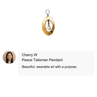 Customer review of the Peace Talisman Pendant
