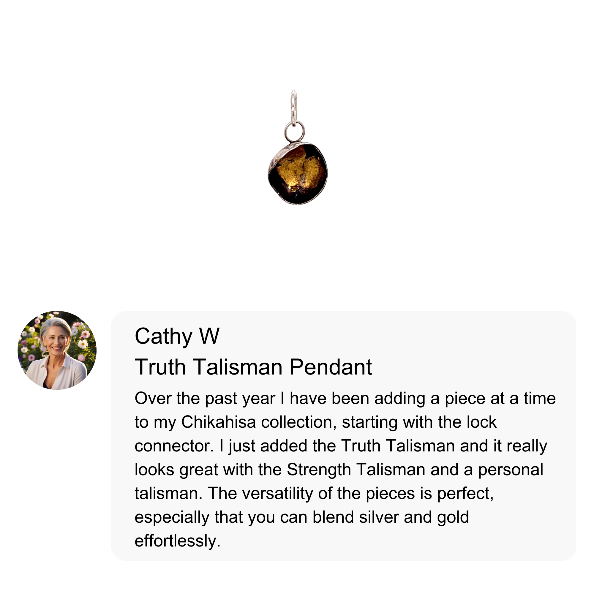 The truth talisman pendant customer review