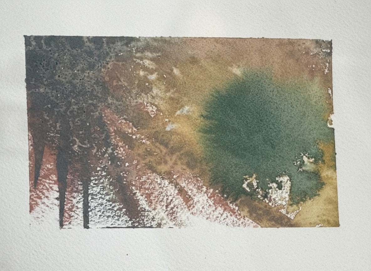 Drift 1 Watercolor original by Ann Chikahisa.