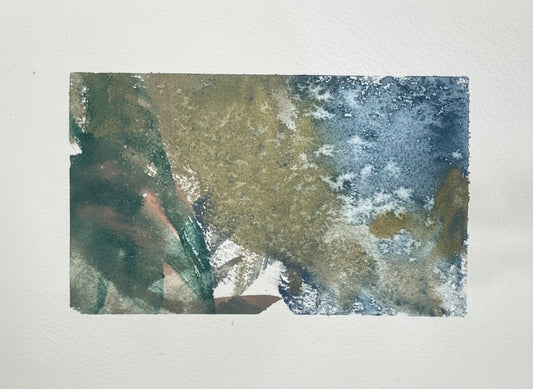 Drift 3 Watercolor original by Ann Chikahisa.